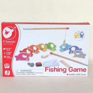 New Classic World Wooden Fishing Game 3+🐟